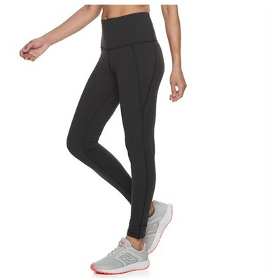 Reebok Womens Lux High Rise Compression Athletic Pants
