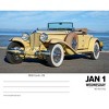 Willow Creek Press Classic Cars And Trucks 2025 Box Calendar: Daily Desktop Planner, 5x6", Blue, All Ages - 3 of 4