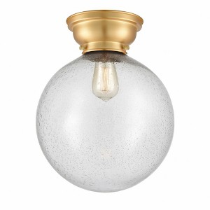 Beacon - 1 Light Flush Mount In Industrial Style-13.15 Inches Tall and 12 Inches Wide - 1 of 1