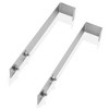 KUTLER Speed Rail Hangers - Set of 2, Stainless Steel Mounting Straps for Liquor Bottle Rack Holders for Restaurants, Bars, Coffee Shops - 2 of 4