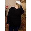 Women's Frayed Zig Zag Sweater - Mainstrip - 4 of 4