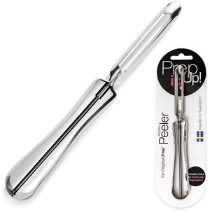 Linden Sweden Original Jonas Vegetable Peeler - Rust Resistant Silver Carrot and Potato Peeler w/ Ergonomic Handle for Safety - Made In Sweden - 6.5" - 1 of 4