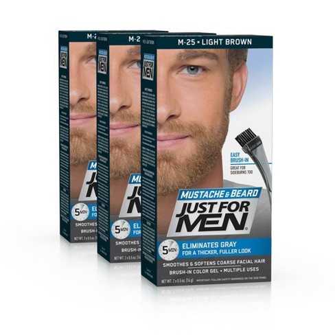 Just For Men Medium Light Brown Permanent Hair Color 3pk Target