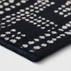 5' x 7' Medallion Outdoor Rug Navy - Threshold™: Woven Polypropylene, Rectangle, Hose Clean - 2 of 2
