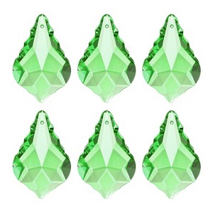 Unique Bargains Hanging Ornament DIY Craft K9 Crystal Pendant Teardrop beads 6 Pcs - 1 of 4