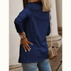 Imily Bela Chic Long Sleeve Knit Blazer for Women Elegant Casual and Office Wear Jacket - 3 of 4