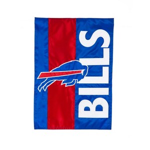 Evergreen NFL Buffalo Bills Embroidered Logo Applique Garden Flag, 12.5 x 18 inches Indoor Outdoor Double Sided Decor for Football Fans - 1 of 1