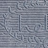 HomeRoots 24" X 36" Gray Striped Hello Outdoor Polypropylene Door Mat - 4 of 4