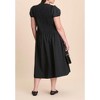ELOQUII Smocked Flare Midi Dress - 3 of 3