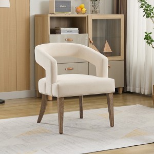 Vatros Modern Barrel Upholstered Dining Chairs for Dining Room - 1 of 4