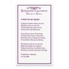 Black Bow Jewelry Rhodium Plated Sterling Silver Mom, Always A Part of My Heart Necklace - 4 of 4