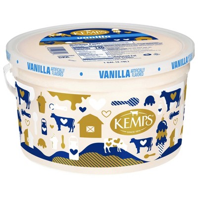 Kemps Vanilla Reduced Fat Ice Cream - 128oz