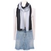 INSPIRE CHIC Women Gradient Color Satin Colorful Lightweight Soft Scarves 1Pc - 2 of 4