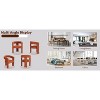 Barrel Chair, Upholstered Chair with Armchair, Dressing Chair, Dining Chair, for Living Room, Bedroom, Powder Room, Dining Room, Office - 3 of 4