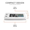 Marathon Hotel Collection LED Colour Display Fast Dual USB Charging Alarm Clock - 4 of 4