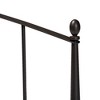 Queen Lana Metal Platform Bed Black - Baxton Studio: Modern Curved Design, No Box Spring Needed - 4 of 4