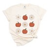 Simply Sage Market Pumpkin Daises Checkered Garment Dyed Tee - 2 of 4