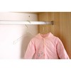 YBM Home Quality Acrylic Clear Baby Size Clothes Hangers, Pack of 6 - 2 of 3