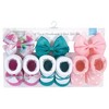 Hudson Baby Infant Girls Headband and Socks Giftset, Tie-Dye, One Size - 2 of 4