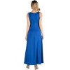 Maternity Slim fit A-Line Sleeveless Maxi Dress - 24seven Comfort Apparel™ - 3 of 4