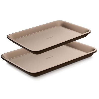 NutriChef  Non-Stick Oven Pan Baking Sheets, Gold