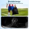 Portable Soccer Goal Set with Ball, Pump, Cones & Stakes, Backyard Training Net for Kids & Adults, Easy Setup - 4 of 4