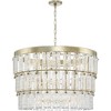 Progress Lighting Chevall 9-Light Chandelier, Gilded Silver, Artisanal Glass, Modern Organic, Luxe, Transitional. - 3 of 4