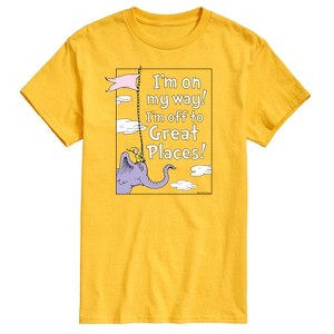 Men's - Dr. Seuss - I'm On My Way Short Sleeve Graphic T-Shirt - 1 of 4