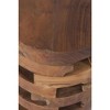 Lorena Accent Table Brown - East at Main: Teakwood, Round, No Assembly Required - 3 of 4