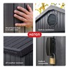 Keter Darwin Spacious Heavy Duty Organizing Storage Shed - 4 of 4