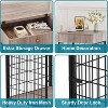 Acekool Small Dog Crate Furniture - End Table with Storage Drawer - 3 of 4