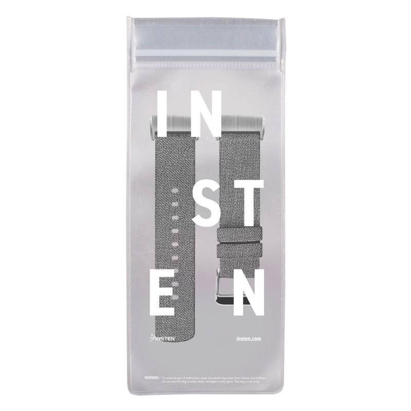 Insten Fabric Watch Band Compatible with Fitbit Charge 3, Charge 3 SE, Charge 4, and Charge 4 SE, Fitness Tracker Replacement Bands, Dark Gray, 3 of 6