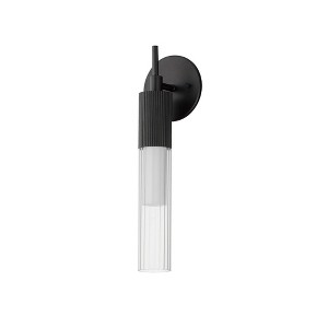 ET2 Lighting Reeds 1 - Light Wall Light in  Black - 1 of 3