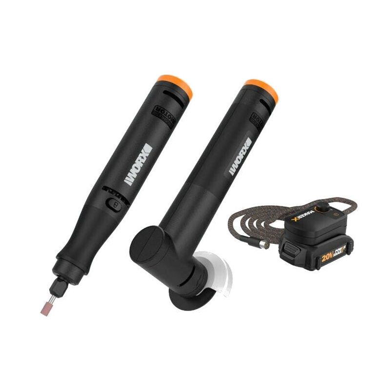 Worx MAKERX WX990L 2pc Crafting Tool Combo Kit - Rotary Tool + Angle Grinder, 1 of 14