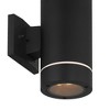 Possini Euro Design Wynnsboro 12" High Modern Outdoor Wall Light Fixture Mount Porch House Exterior Outside Up and Down LED Bulb Black Aluminum - 3 of 4