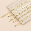 Gold Bracelets for Women Waterproof, 14K Real Gold Jewelry Sets Trendy Thin Dainty Stackable Cuban Link - 4 of 4