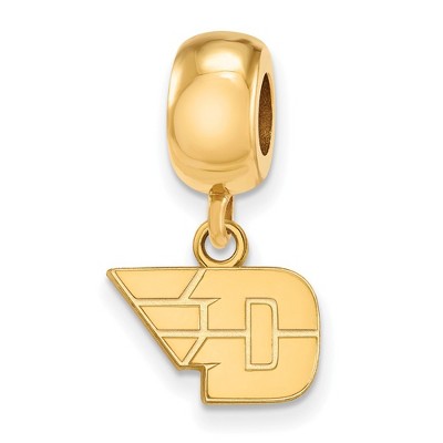 Black Bow Jewelry 14k Yellow Gold Plated Sterling Silver Dayton Flyers NCAA Bead Charm