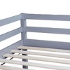NicBex Twin Size Low Loft Bed with Slide & Ladder,Fun Kids Bunk Bed with Safety Rails & Rubber Wood Twin Loft Bed for Kids,Teens - 4 of 4