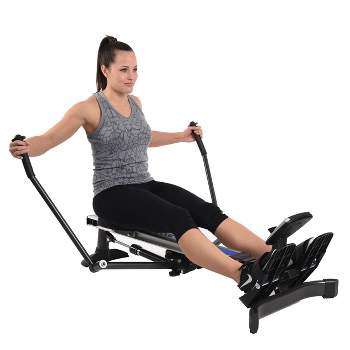  Sunny Health & Fitness Smart Upright Row-N-Ride™ Exerciser,  Squat Assist Trainer for Glutes Workout with Adjustable Resistance, Easy  Setup & Foldable, Glute & Leg Exercise Machine- NO. 077SMART : Sports