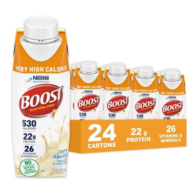 Boost, Vanilla - 8 Fl Oz (Pack of 24)