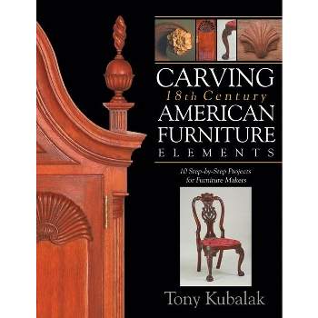 Carving 18th Century American Furniture Elements - by  Tony Kubalak (Paperback)
