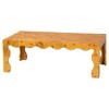 bali & pari Huxley Modern and Contemporary Natural Real Burl Wood Coffee Table - 2 of 4