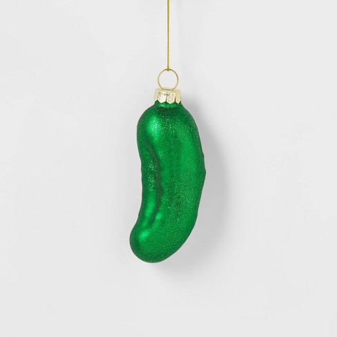 Pickle Glass Christmas Tree Ornament Wondershop Target