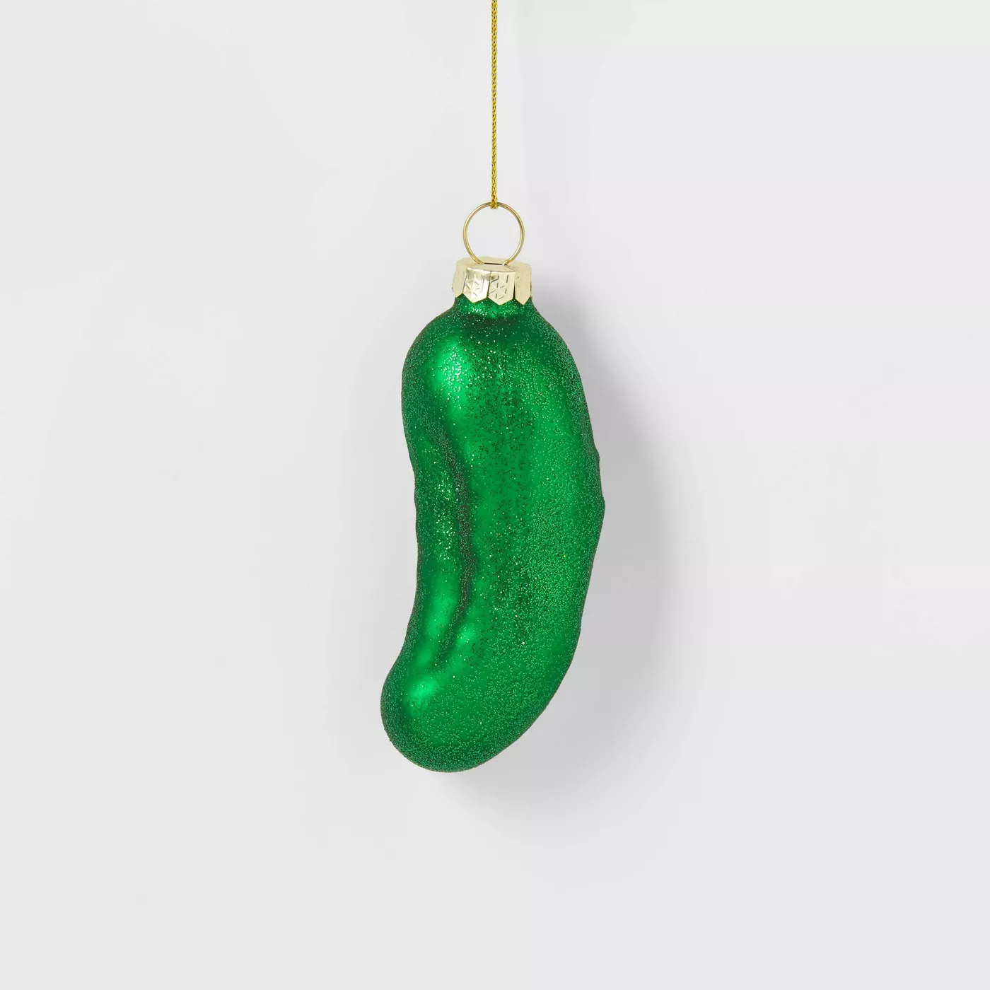 Pickle Glass Christmas Tree Ornament - Wondershop™ - image 1 of 3