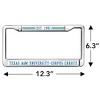 Texas A&M Corpus Christi School Logo Full Size Standard License Plate Metal Frame - 4 of 4