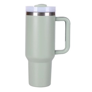 40oz V2 large capacity tumbler, With Handle And Straw Lid - 1 of 4
