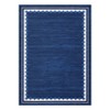 Garvee Washable Rugs for Living Room Bedroom Modern Solid Area Rug Low Pile Non Slip Bordered Print Rug - 4 of 4