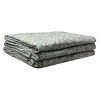 UBMOVE Pack of 3 Grey Textile Moving Blankets 54" x 72" Moving Pad - 2 of 4