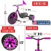 Drift Trike for Kids Ages 5+ with Adjustable Seat and Big 16" Front Wheel – Madd Gear Ride-On - 3 of 4