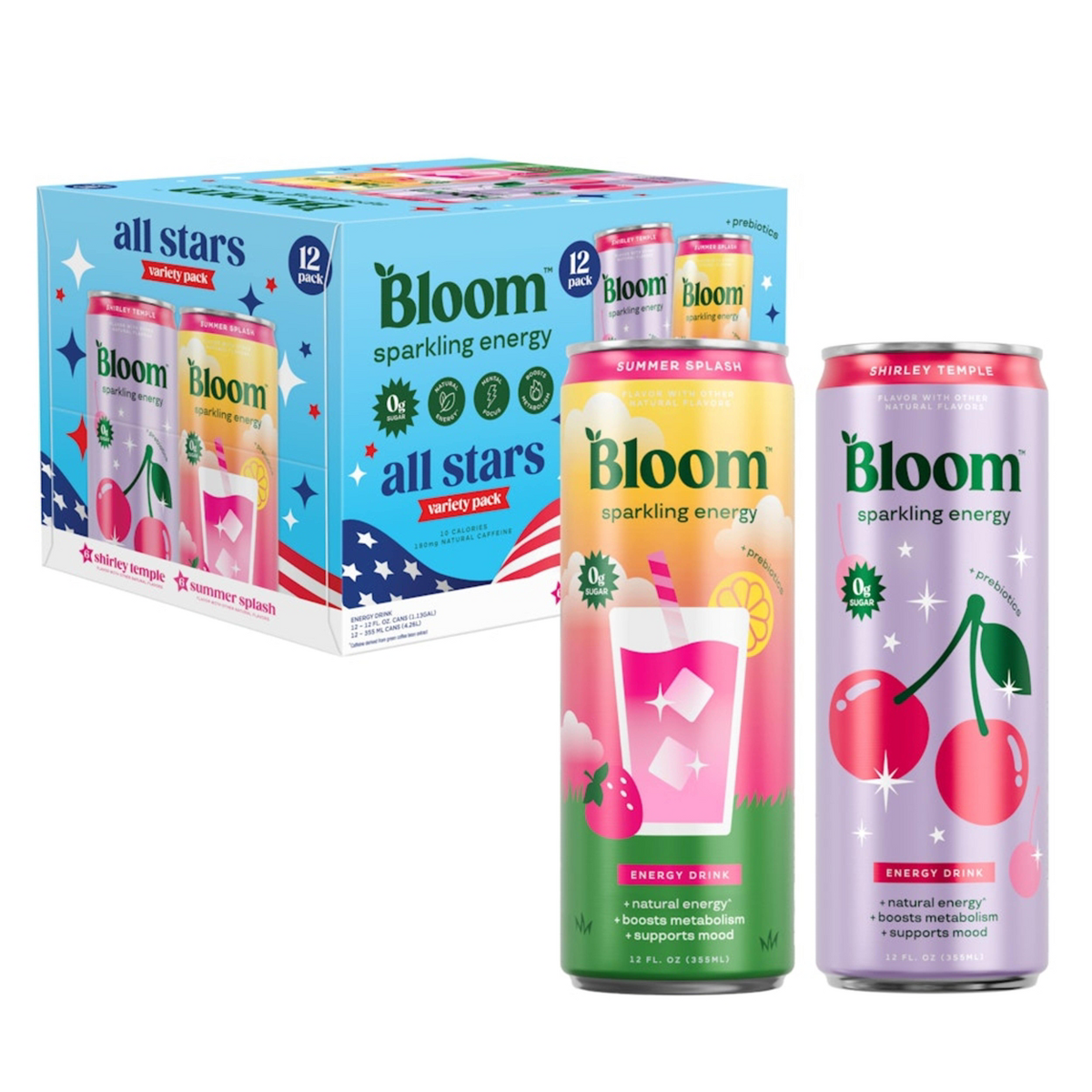 Bloom Bloom All Star Pack (Sparkling Energy variety pack) — product image